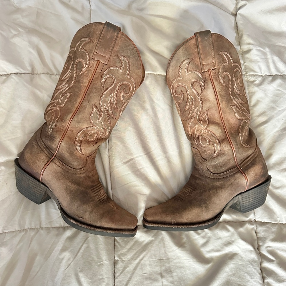 Shyanne Cowgirl boots- leather
